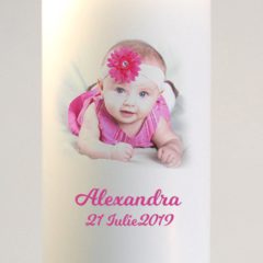 Lumanari botez decorate si personalizate